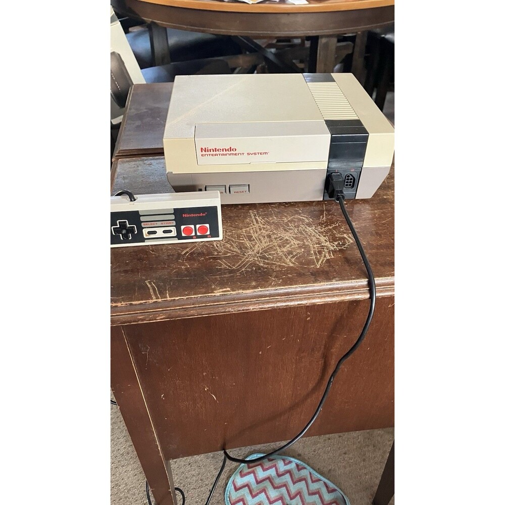 Nintendo NES Bundle Super Mario Bros + Duck Hunt & Controller Tested READ!